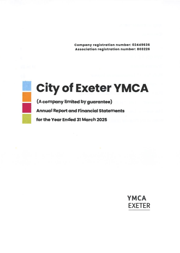 City of Exeter YMCA Accounts 2025