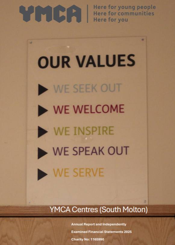 YMCA Centres (South Molton) Accounts 2025