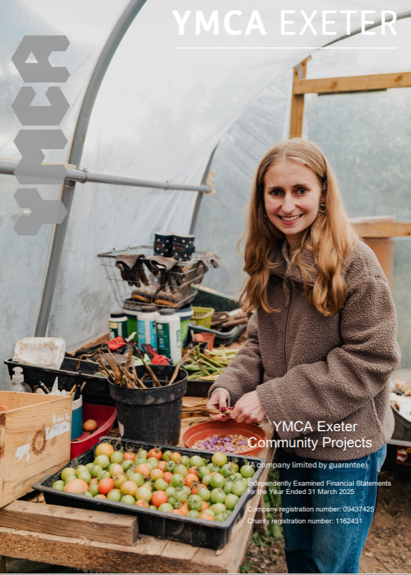 YMCA Exeter Community Projects Accounts 2025